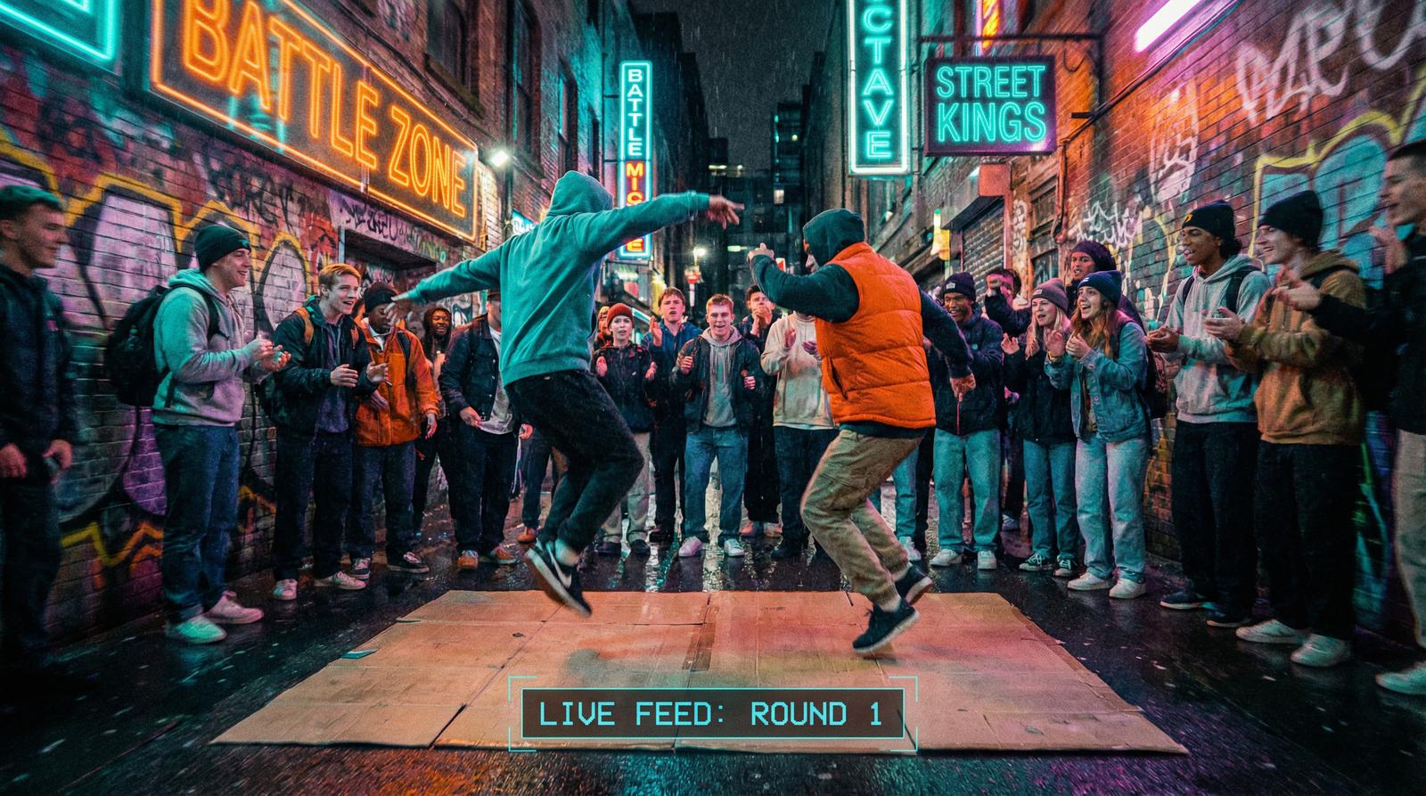 网红主播街舞跨界视频