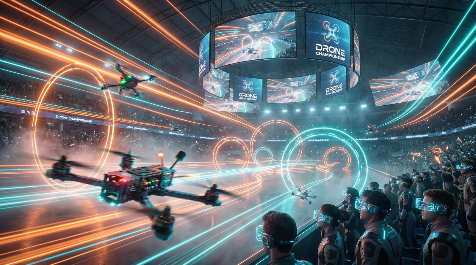 网红主播无人机技能视频